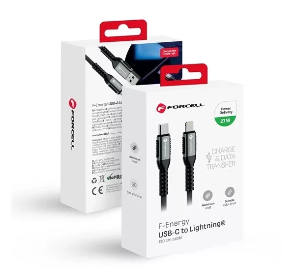 FORCELL F-ENERGY C259 cable Type C to Lightning 27W