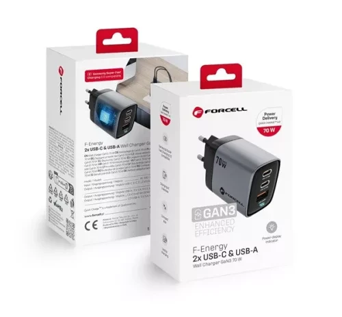 FORCELL F-ENERGY GaN III VT-37 travel charger 70W