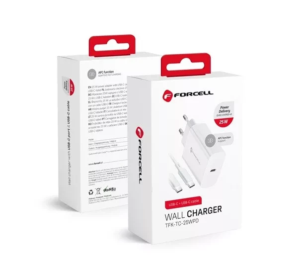 FORCELL F-ENERGY TFK-TC-25WPD travel charger Type C