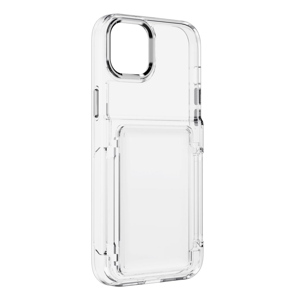 Forcell Clear CardShield – premium transparente funda Kártyatartóval