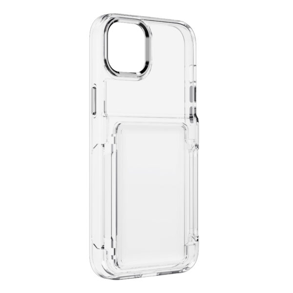 Forcell Clear CardShield – premium transparente funda Kártyatartóval