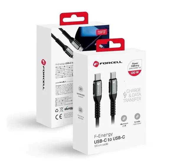 FORCELL F-ENERGY C260 cable Type C to Type C 100W