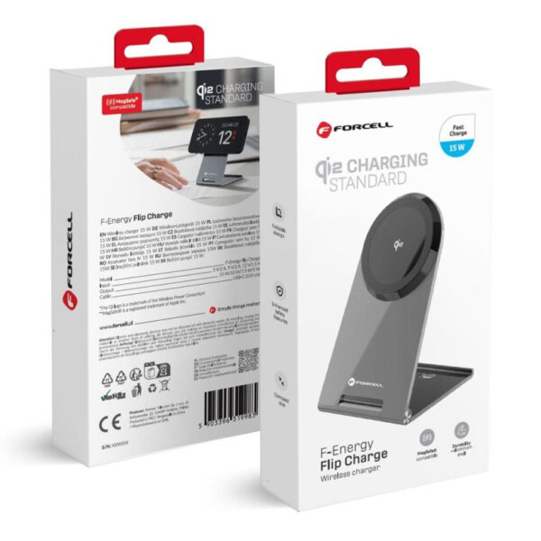 FORCELL F-ENERGY Flip Charge Qi2 15W wireless charger compatible